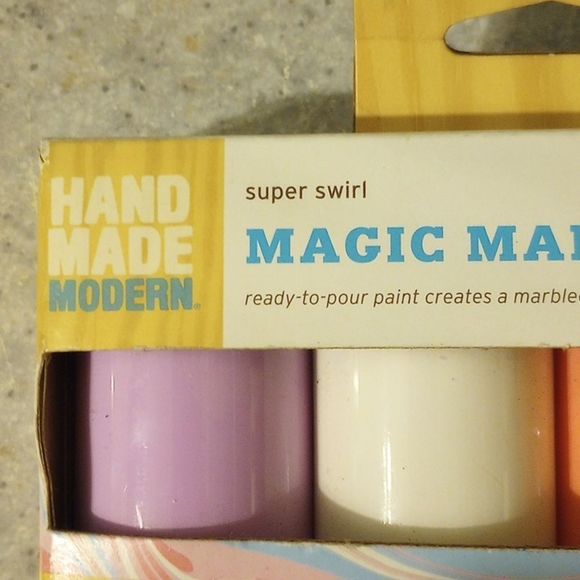 Modern Magic Marbling Paints Super Swirl Purple White Pink Blue - Picture 5 of 5